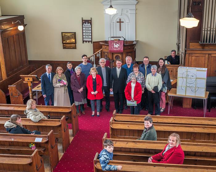 Inside Ockbrook Moravian Church